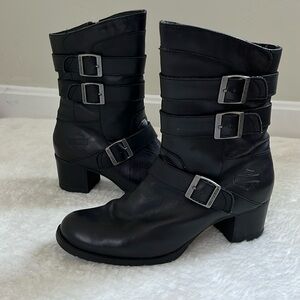 HARLEY-DAVIDSON Women’s Holly Buckle Leather Boots
